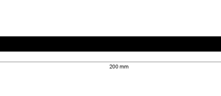 AstruPanel Clean stender 3020H hvit RAL9016 7x200mm a 3000mm
