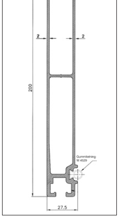 K11988 Bunnprofil natur a 6000mm