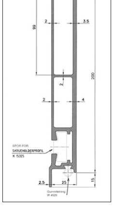 K16898 Bunnprofil natur a 6900mm