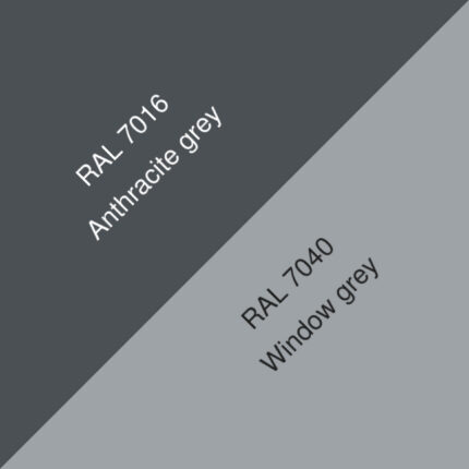 AluColour® PVDF ORBIS 75 RAL7016/RAL7040 m/f 0,9x1250x2500mm