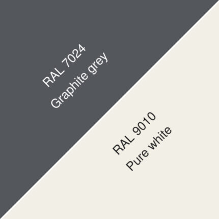 AluColour® coil Polyester 7024/9010 m/folie 0,9x1000mm
