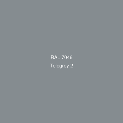 AluColour® coil PVDF FZ RAL7046 TeleGrey m/folie 0,9x670mm