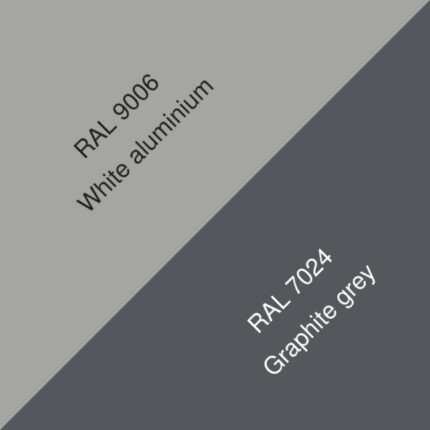 AluColour® coil PVDF ORBIS 75 RAL9006/7024 0,9x1250mm m/folie ca 800kg
