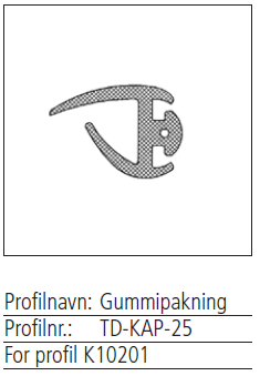 Gummitetning TD-KAP25
